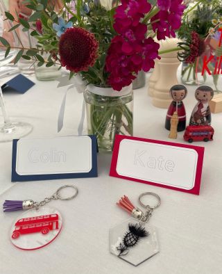 So sweet to have a table setting at a wedding we photographed yesterday! 🥰